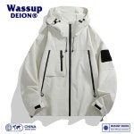 남자 바람막이 WASSUP DEION 야외 기능성 윈드 재킷 남성 봄 가을
