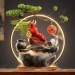 LED 마네키네코 행운 선물 장식 복고양이 개업 일본 개업선물