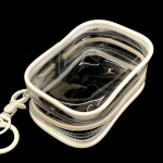 투명 PVC 솜인형 파우치 사각