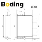 Boding Nema17 2 상 1 8 도 스테퍼 모터 Yk42hb38-02ayk42hb47-02a 0 4n m 드라이버 Yke2204m