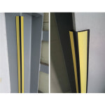 금강안전시스템 H빔전용 모서리보호대 신형 1M 대형마트 무빙워크 공공장소 시설안전 뛰어난쿠션력