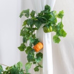 플라워트리 플라워트리 포도 호박 참외 모형 커튼 집게 타이백 넝쿨 인테리어 과일 식물 조화 실내 장식 소품 고정 홀더