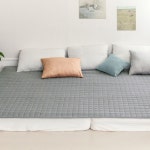 2색 1개 패밀리 밴드형 누빔 침대 패드 특대형 매트리