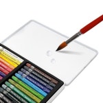 물감크레파스 24색 팔레트포함 드로잉 채색 WE8E4DA