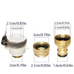 1PC휴대용 자동차 청소 도구 고압 스프링클러 물총 세탁기 정원 급수 호스 노즐 폼 랜스