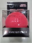 IMP 4피스 4겹 파크골프공 KPGA 대한파크골프협회 공인인증구 분홍색 made in korea