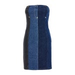 모스키노 모스키노 미디 원피스 Multicolor Jeans 오프 숄더 레이어드 데님 드레스 1888 J040132391888 J0401 3239
