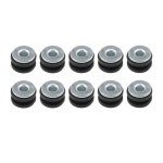 10pcs 오토바이 고무 그로밋 볼트 구색 키트 페어링 압력 릴리프 쿠션 버퍼 와셔 충격 부싱