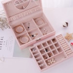 보석수납함 정리함 귀걸이 하트 2단보석함 액세서리 다용도보석함 원형보석함 3단보석함