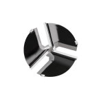 목재 탁상 드릴링 비트 플라스틱 힌지 밀링 커터 검정색 3 날 목공 합금 구멍 오프너 25-60mm 1PC