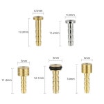 5pcs 구리 인서트 올리브 자전거 오일 유압 디스크 브레이크 호스 바늘 바인딩 링 BH59 Sram Magura Tek