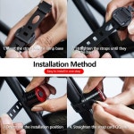 LED 자전거 후미등 방수 MTB 미등 알루미늄 합금 조명 헬멧 안장봉 3 가지 모드 세트당 2 개