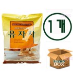 대호푸드 유자차 분말 1kg 1개 1개입