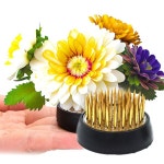 동양 도자기 꽃 화분 꽃꽂이 침봉 화훼 장식