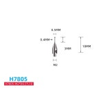 터치 프로브 CMM 팁 텅스텐 스틸 스타일러스 볼 게이지 헤드 액세서리 M2 1 개 H7805 H1345 H0033 H7808