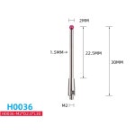 터치 프로브 CMM 팁 텅스텐 스틸 스타일러스 볼 게이지 헤드 액세서리 M2 1 개 H7805 H1345 H0033 H7808