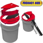 Pack 2 Bucket Lid Mouse Trap 5 Gallon Bucket Compatible Mouse Catching Tool Trap Door Style Multi Ca