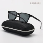봄브로스 남성 선글라스 레트로 뿔테
