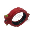 한국슈어조인트 배관자재 홈가공 고압형 고정식 그루브조인트 80A 페인트 코팅 SJK-71