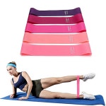 홈트 라텍스 루프밴드 5종 세트 파우치 요가 스트레칭 전신운동