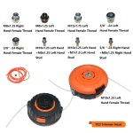 Husqvarna Poulan McCulloch Jonsered 장인 Flymo 파트너 RedMax Brushcutter 트리머 헤드 P25 P35 531025001
