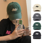 HEART 레터링자수 여자 남자 캐주얼모자 데일리 볼캡