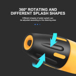 SEAMETAL 고압 세차 물총 스프레이 노즐 물 파이프 키트 제거 먼지 떨이 정원 관개 건