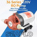 SEAFLO 고효율 워터 펌프 역삼투 시스템 압력 증가 보트 RV 교체 산토엠마 사브리나 SW15 220V