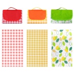 체크 방수매트 1인용 돗자리 대형 나들이 돗자리 M