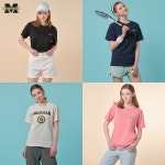 미시간 여성 캐주얼 반팔 티셔츠 4종세트