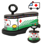 집에서 타는 어린이 구급 자동차 미니붕붕카 홈놀이 선물 승용완구 아이 1개