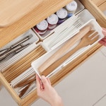 주방 책상 서랍 길이 조절 수납 다용도 정리 함 1P 수납정리함 서랍정리함 책상서랍정리함