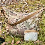 장작캐리어 기본 야외 휴대 캠핑 모던 파우치 우드 홀