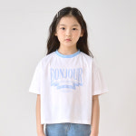 일로딜로 일로딜로 배색 여유 반팔티 IDRA24550