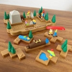 키움하우스 팝퓰러 즐거운캠핑 1인용 보드게임 어린이 학습 보드게임 수학보드게임