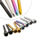 Magura MT2 4 5 6 8 용 2pcs 자전거 브레이크 패드 고정 핀 M4x26mm 티타늄 합금 디스크 캘리퍼스 볼트 플러그