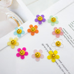 입체 미니스마일꽃 DIY 키링 가방 악세사리 부자재 만 그린