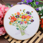 프랑스자수 세트 십자수 패키지 백화만발