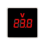 작업용 전압 측정용 디지털 LCD 디스플레이 AC 모니터 EU 플러그 게이지 측정기 백라이트 50-380V
