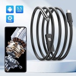USB 내시경 5.5mm 보어스코프 검사 스네이크 카메라 IP67 방수 C타입 6 LED 조명 포함
