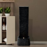 실내 분수 벽천분수 사무실 실외 흐르는 벽천 유럽 인테리어 선물 1 2347 무화기 길이66 너비34 높이14