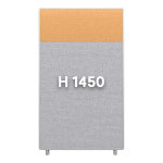 30T PVC 아치 패브릭 투톤 파티션 H1450