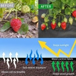 1롤 정원 조경 직물 잡초 장벽 중장비 자동차 도로 매트 폴리 프로필렌 지상 덮개 꽃 야채 사육