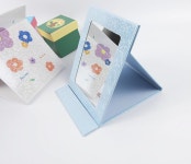 사무실 화장대 접이식 탁상 스탠드사각 거울 1P