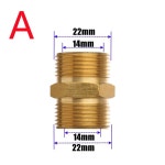 고압 세척기 건 호스 연결 커플러용 M22 또는 수나사 어댑터