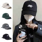 남녀공용 깔끔한 영문 레터링 베이직 모자 볼캡