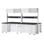 계측기코리아 EM-CT 4130 철재 상부장형 중앙실험대