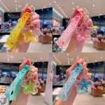 별별창고 아크릴 커플 스트랩 키링 가방 자동차 별빛키링