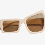 레트로 선글라스 특이한안경 비대칭