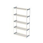 가구산책 5단 스틸 선반장 800x300 H7693